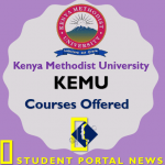 KEMU Courses Offered for all courses